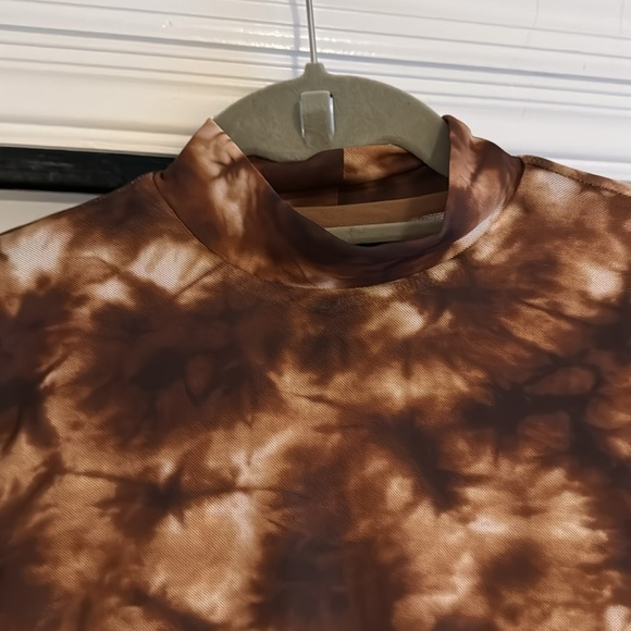 Monroe Bodysuit in Brown Tie Dye - Picture 6 of 14